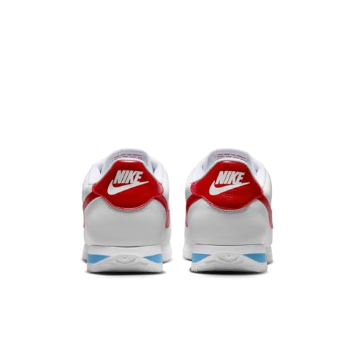 Nike Men's Cortez Sneakers, White/Varsity Red/Varsity Blue, 10 Medium US