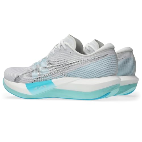 ASICS Unisex Magic Speed 5 Running Shoes, 8M / 9.5W, White/Pure Silver