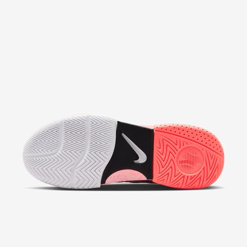 Nike NikeCourt Lite 4 Women's Tennis Shoes (White/Wolf Grey/Hot Lava) Size 8.5