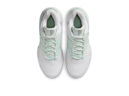 Nike Womens, Court Lite 4, White/Steam/Barely Green, 9.5 Medium
