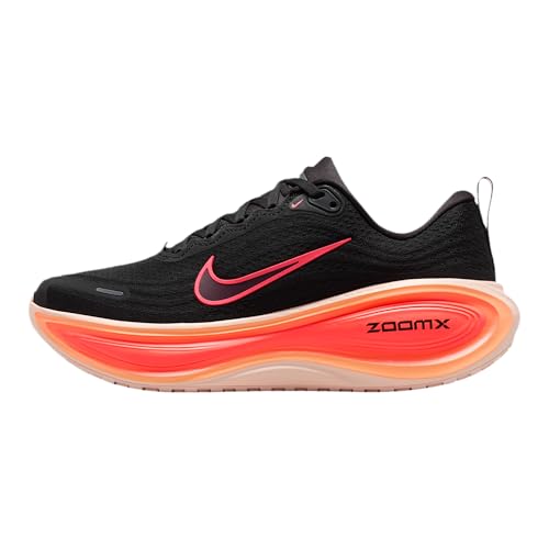 Nike Vomero Plus Women's Road Running Shoes (Black/Washed Coral/Bright Mango/Hot Lava) Size 8