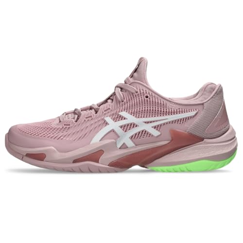 ASICS Women's Court FlyteFoam 3 Tennis Shoes, 8, MORGANITE/White