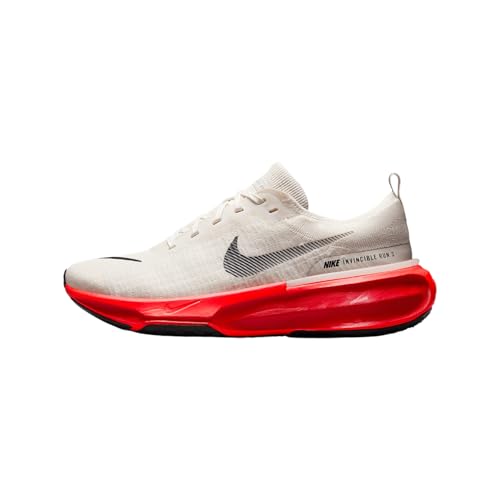 Nike Invincible 3 Men's Road Running Shoes (DR2615-009, Phantom/Bright Crimson/University Red/Black) Size 12.5