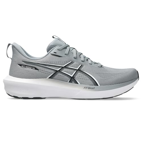 ASICS Men's GT-1000 14 Running Shoes, 15, Gravel/White