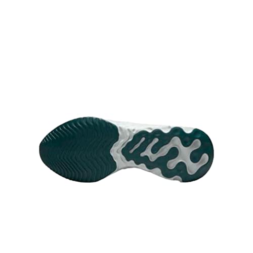 Nike Women's React Phantom Run Fk 2 Shoes, Platinum Tint Dark Teal Green, 8