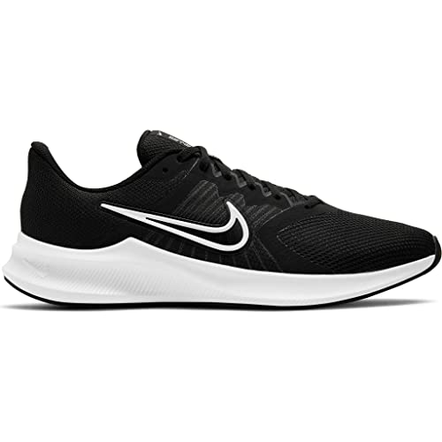 Nike mens Downshifter 11 Sneaker, Black/Dark Smoke Grey/White, 9 UK (9.5 US)