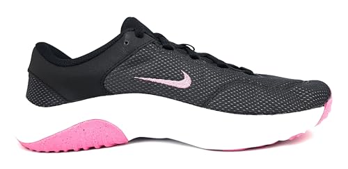 Nike Womens Legend Essential 2 PRM Running Trainer, Black Pinksicle Particle Grey, 10