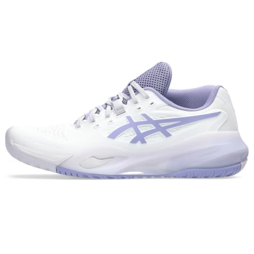 ASICS Women's Gel-Resolution X Tennis Shoes, 9, White/Bluebell