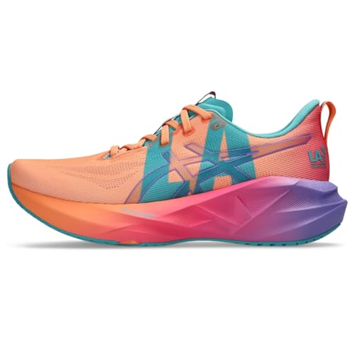 ASICS Unisex NOVABLAST 5 Running Shoes, 11.5M / 13W, Mojave/Amethyst