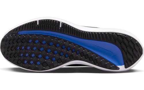 Nike Men's Air Winflo 10 Breathable Mesh Running Shoes Sneaker (Black/Wolf Grey/Racer Blue, US Footwear Size System, Adult, Men, Numeric, Medium, 9.5)