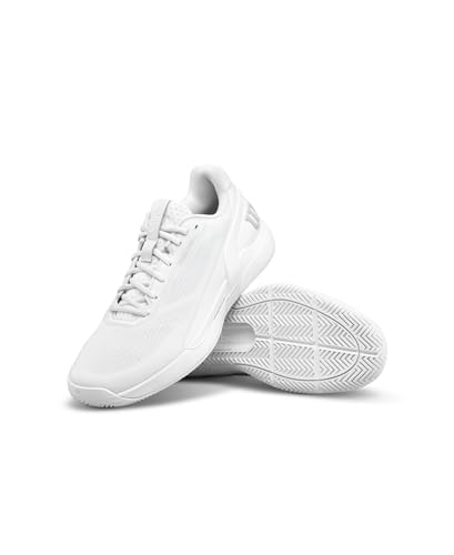 WILSON Rush Pro 5 Men's Tennis Shoe - White/White/White, Size 7