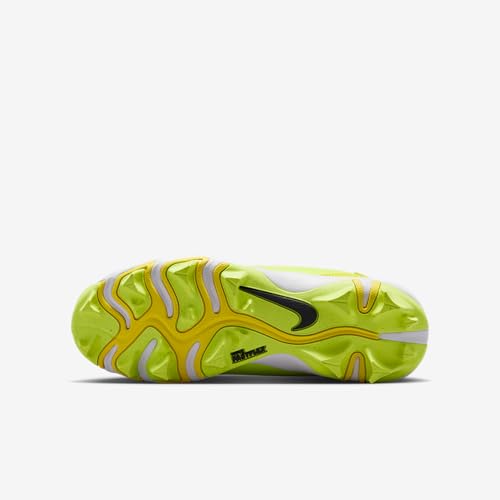 Nike Diamond Clutch Big Kids' Baseball Cleats (Volt Ice/Sonic Yellow/Life Lime/Black) Size 5