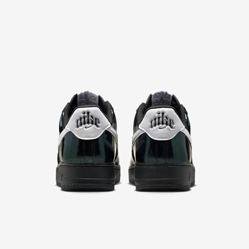 Nike Air Force 1 '07 LV8 Men's Shoes (Black/White) Size 10.5