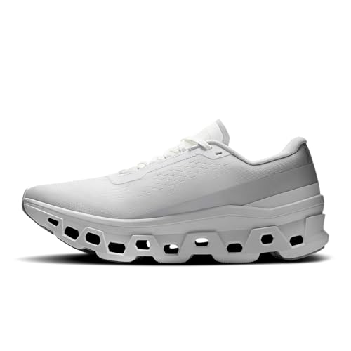 On Women's Cloudmonster 1 Sneakers, White | White, 7.5 Medium US