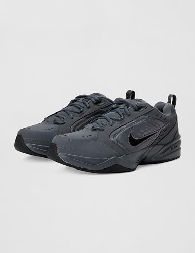 Nike Air Monarch IV Men's Workout Shoes, Dark Grey/Black, 11.5 (Extra Wide)