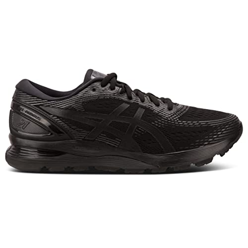 ASICS Gel-Nimbus 21 Men's Running Shoe, Black/Black, 10 D US