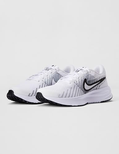 Nike Women's Run Defy Road Running Shoes, White/Black-Smoke Grey, 9