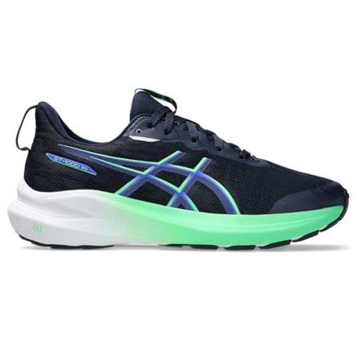 ASICS Kid's GT-1000 14 GS Running Shoes, 3.5, Midnight/Vital Green
