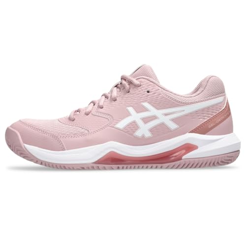 ASICS Women's Gel-Dedicate 8 Clay Tennis Shoes, 9, MORGANITE/White