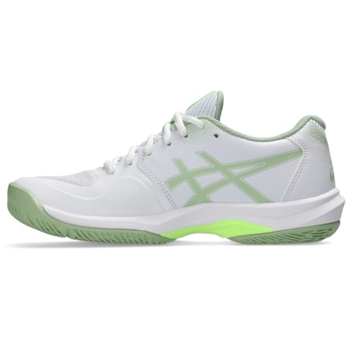 ASICS Women's Game FlyteFoam Pickleball Shoes, 9, White/Jade