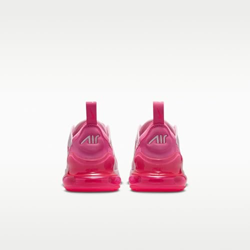 Nike Air Max 270 Little Kids' Shoes (Pink Foam/Pinksicle/White/Hyper Pink) Size 2.5
