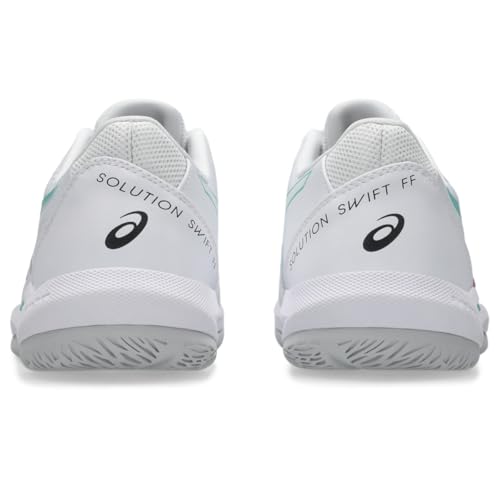 ASICS Men's Solution Swift FlyteFoam 2 Tennis Shoes, 11, White/Digital Sakura