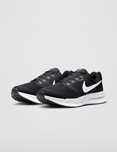 Nike Men's Run Swift 3 Road Running Shoes, Black/White-Dark Smoke Grey, 10