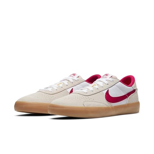 Nike Men Sb Heritage Vulc Summit Skateboarding Shoe, White/Red, 9 UK