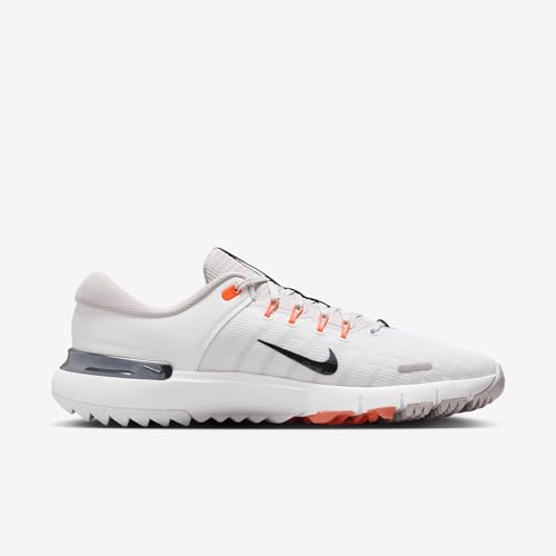 Nike Free Golf NN Golf Shoes (FN0332-100, Summit White/Phantom/Dark Team Red/Black) Size 12