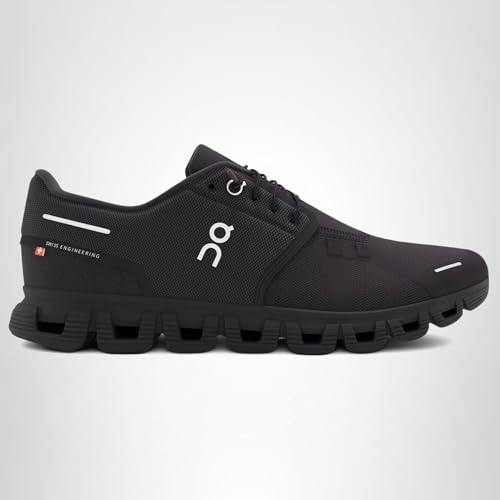 On Womens, Cloud 6 Black/Black 8.5 Medium