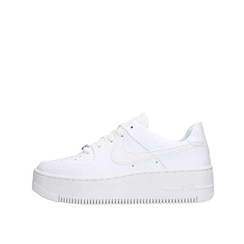 Nike Womens WMNS Air Force 1 Sage Low AR5339 100 Triple White - Size 9W