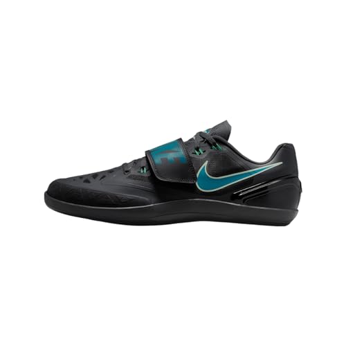 Nike Zoom Rotational 6 Track & Field Throwing Shoes (FZ9606-001, Anthracite/Electric Algae/Vapor Green) Size 8.5