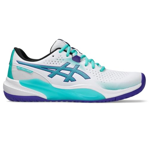 ASICS Men's Gel-Challenger 15 Tennis Shoes, 10, White/SEA Glass