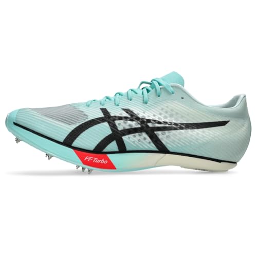 ASICS Unisex METASPEED SP Track&Field Shoes, 7M / 8.5W, Illuminate Mint/Black