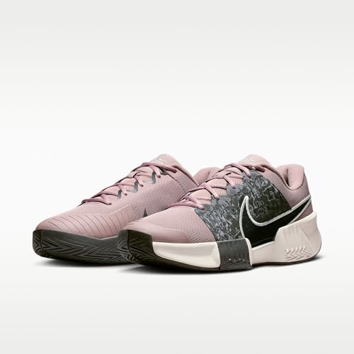 Nike GP Challenge Pro Premium Men's Hard Court Tennis Shoes (Light Violet Ore/Bailey Green/Anthracite/Black) Size 10