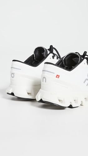 On Women's Cloud X Sneakers, White/Black, 9 Medium US