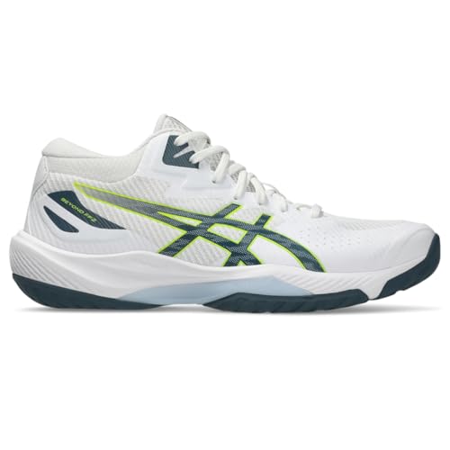 ASICS Men's Beyond FF MT 2 Volleyball Shoes, 10.5, White/RAW Indigo
