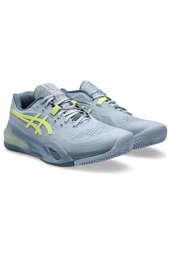 ASICS Men's Gel-Resolution X ClaySneaker, Grey Blue Pistachio, 11.5 US