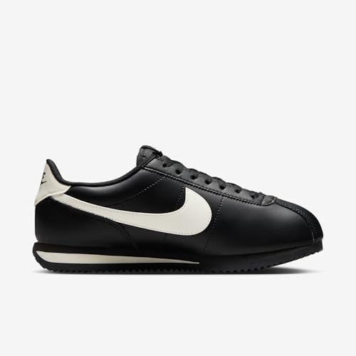 Nike Cortez Leather Women's Shoes (Black/Pale Ivory) Size 7.5