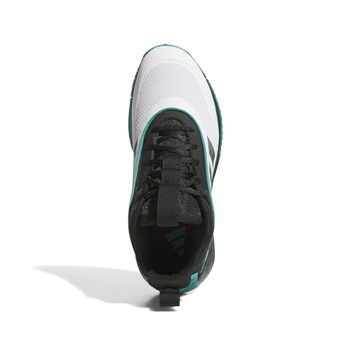 Adidas Men's Own The Game 3.0 Basketball, White/Black/Pure Teal, 9
