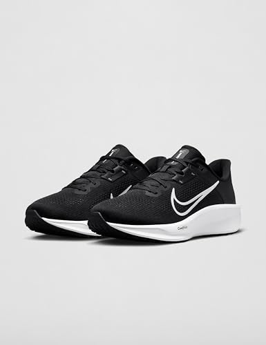 Nike Men's Quest 6 Road Running Shoes, Black/White-Iron Grey, 11
