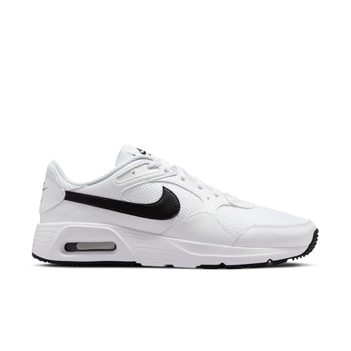 Nike Men's Air Max SC Shoes, White/Black-White, 8
