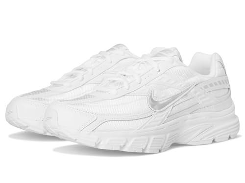 Nike Women's Initiator Lifestyle Shoes, White/Metallic Silver-Photon Dust, 8.5