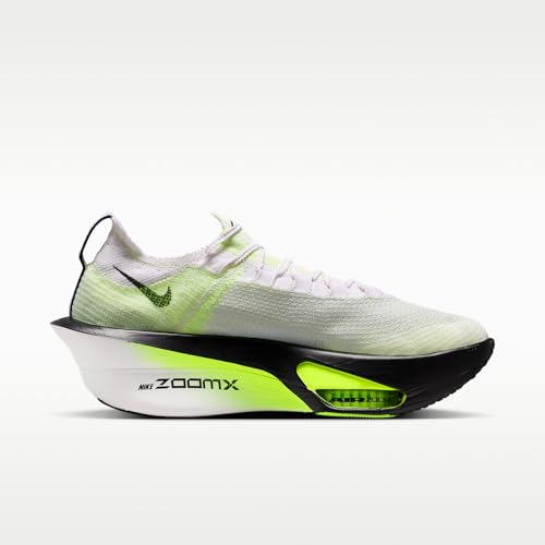 Nike Alphafly 3 Men's Road Racing Shoes (White/Volt/Barely Volt/Black) Size 9.5