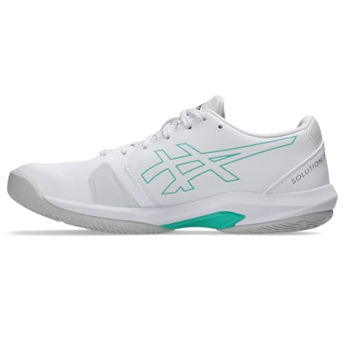 ASICS Men's Solution Swift FlyteFoam 2 Tennis Shoes, 11, White/Digital Sakura