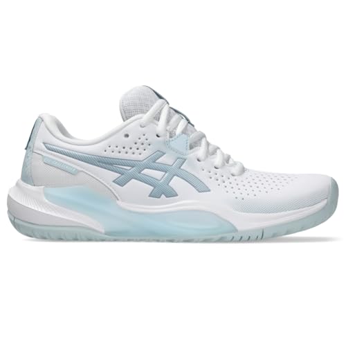 ASICS Women's Gel-Challenger 15 Tennis Shoes, 9, White/Sky