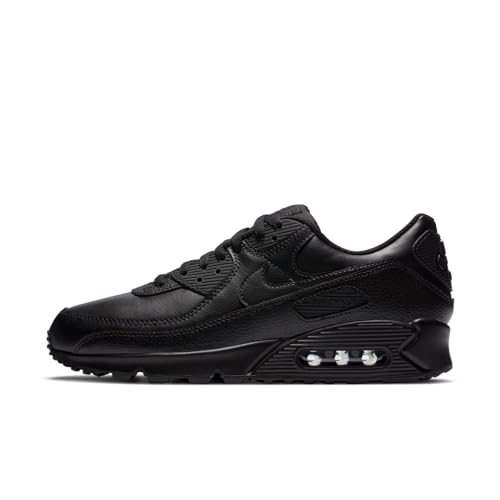 Nike Air Max 90, Men's Running Shoes, Black, 8 US