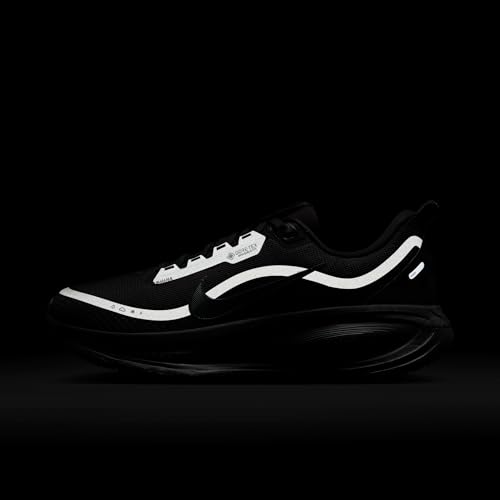 Nike Vomero 18 Gore-TEX Women's Waterproof Road Running Shoes with Reflective Accents (Black/Anthracite) Size 8