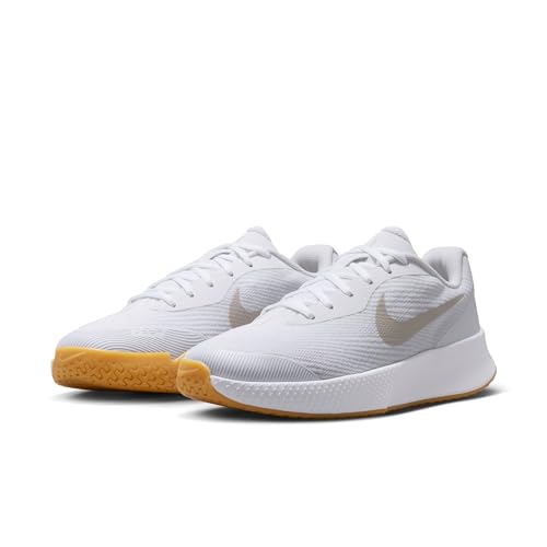 Nike Women's Vapor Lite 3 Hard Court White/Light Orewood Brown/Summit White 12 Medium
