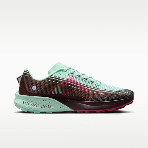 Nike Kiger 10 Trail Running Shoes (Mint Foam/Burgundy Crush/Sweet Beet/Seaweed) Size